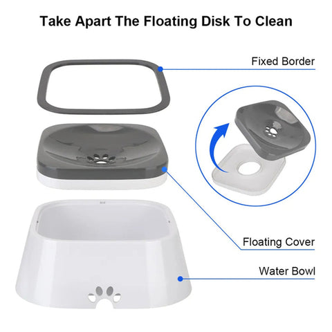 Anti-splash Pet Water Bowl