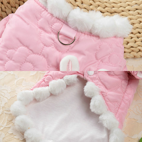 Cartoon Rabbit Cotton Pet Coat