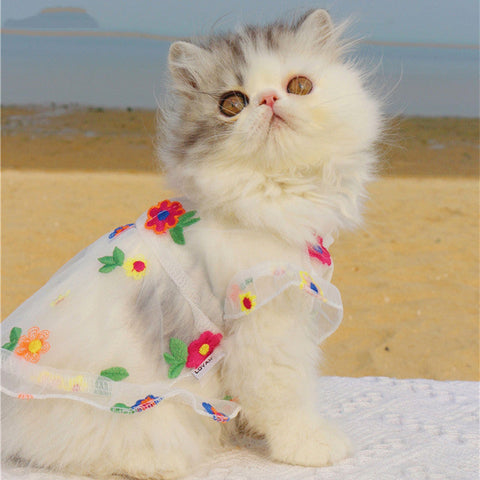 Tulle Skirt Pet Sun Protection Clothes