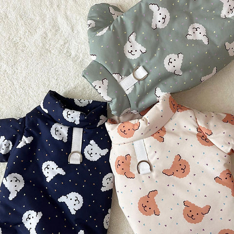 Cartoon Print Pet Jumpsuit