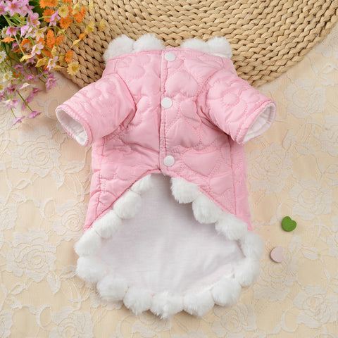 Cartoon Rabbit Cotton Pet Coat