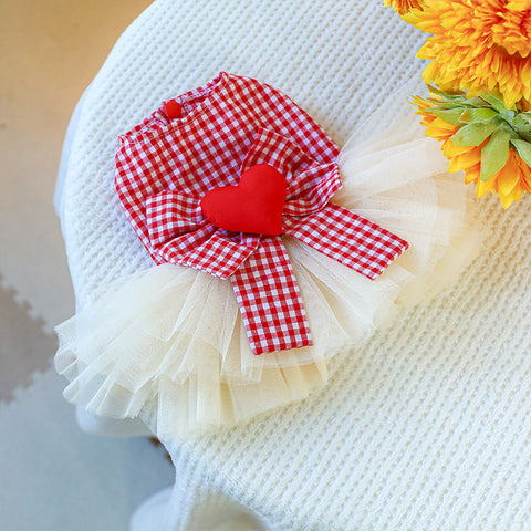 Love Bow Pet Tutu Skirt