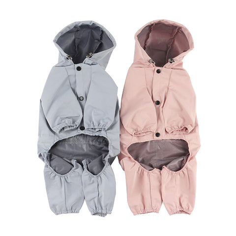 Breathable with Hood Pet Raincoat