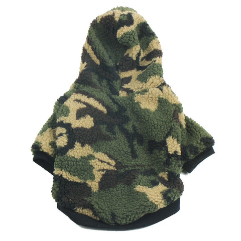 Pet Hoodie Camouflage Clothes