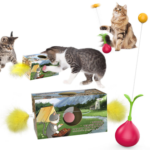 Interactive Tumbler Ball Cat Toys