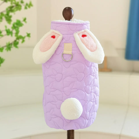 Rabbit Ears Quilted Cotton Vest