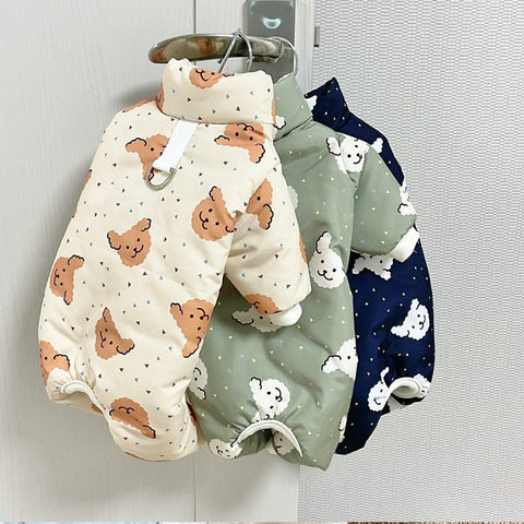 Cartoon Print Pet Jumpsuit