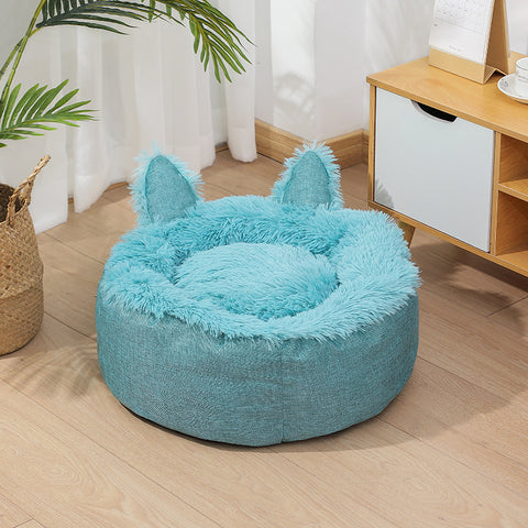 Lovely Rabbit Shape Round Pet Bed