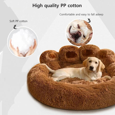 Cute Bear Paw Shape Pet Bed