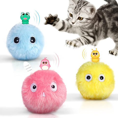 Chirping Interactive Plush Toys Balls