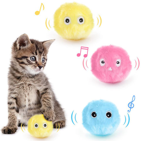 Chirping Interactive Plush Toys Balls