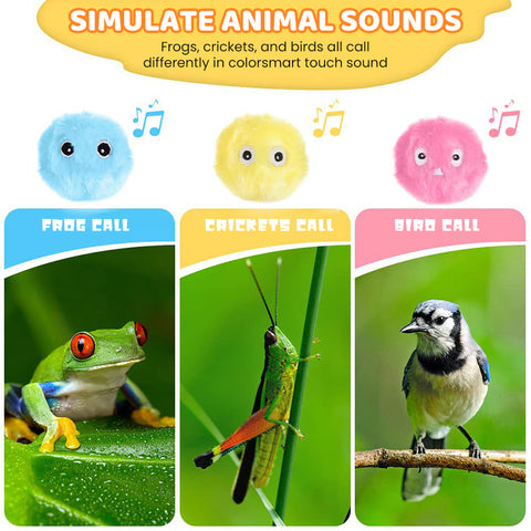 Chirping Interactive Plush Toys Balls