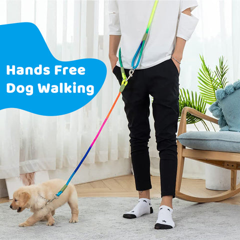 Straddle Shoulder Hands-Free Reflective Pet Traction Rope Dogs