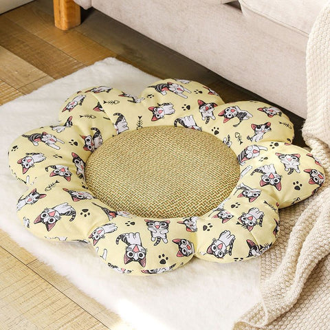 Comfy Summer Flower Pet Mat