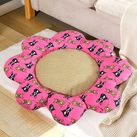 Comfy Summer Flower Pet Mat