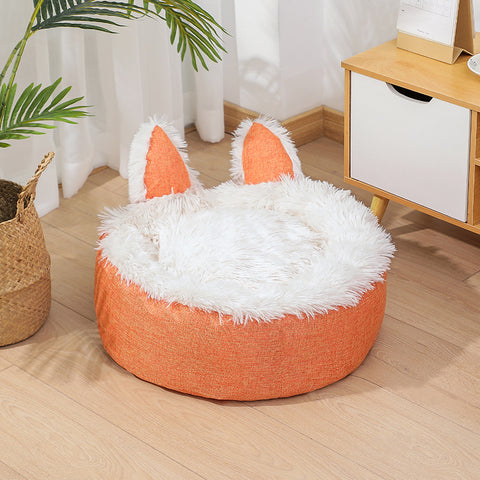 Lovely Rabbit Shape Round Pet Bed