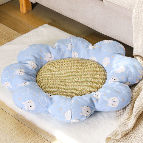 Comfy Summer Flower Pet Mat