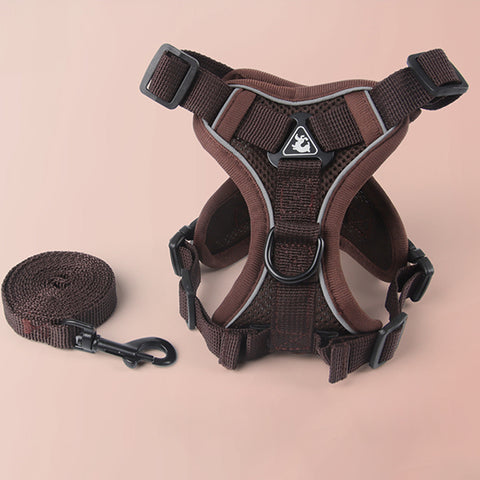 Adjustable Reflective Pet Harness&Leash