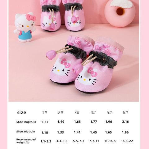 Hello Kitty Anti-Slip Dog Shoes