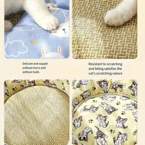 Comfy Summer Flower Pet Mat