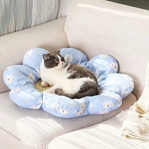 Comfy Summer Flower Pet Mat