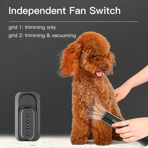 Automatic Inhaling pet hair clipper