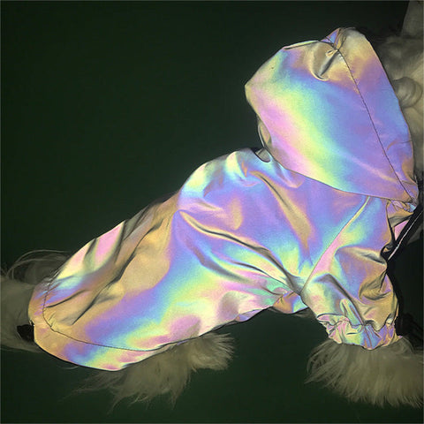 Reflective Hoodie Dog Coat