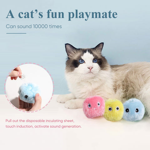 Chirping Interactive Plush Toys Balls