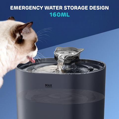 Automatic Water Fountain 2.2L for Multi Pet