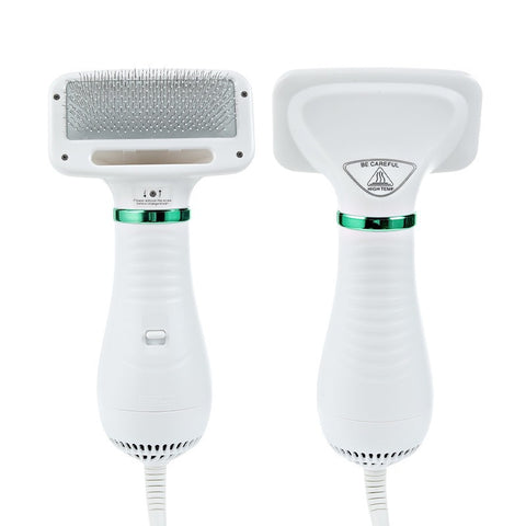 UPGRADE 2 in 1 Pet Hair Dryer Brush GC-D1