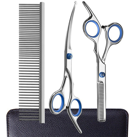 PET Professional 4CR Stainless Steel 5 in 1 Grooming Scissors